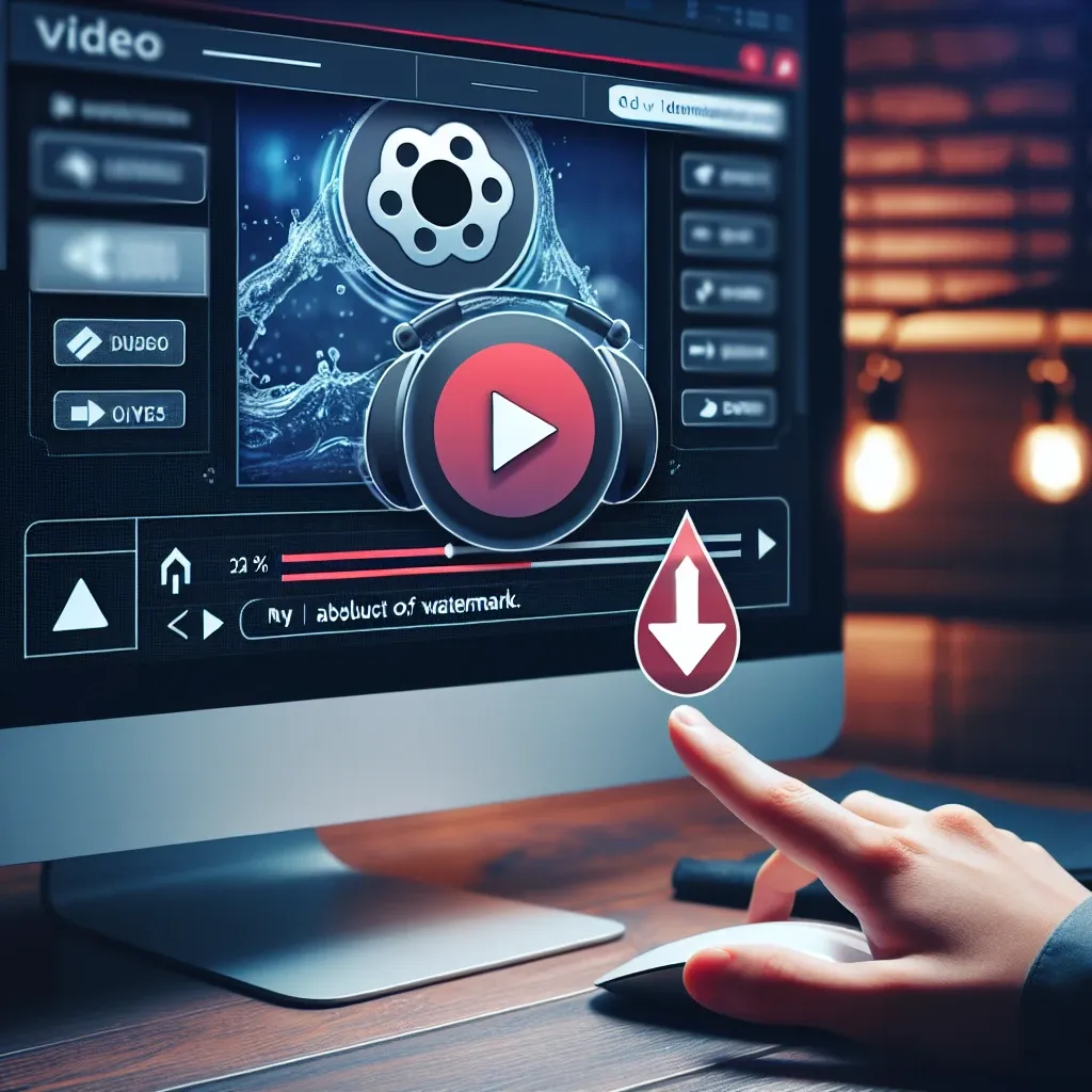 "Tutorial langkah demi langkah untuk mendownload video TikTok tanpa watermark, menampilkan aplikasi dan perangkat yang digunakan."